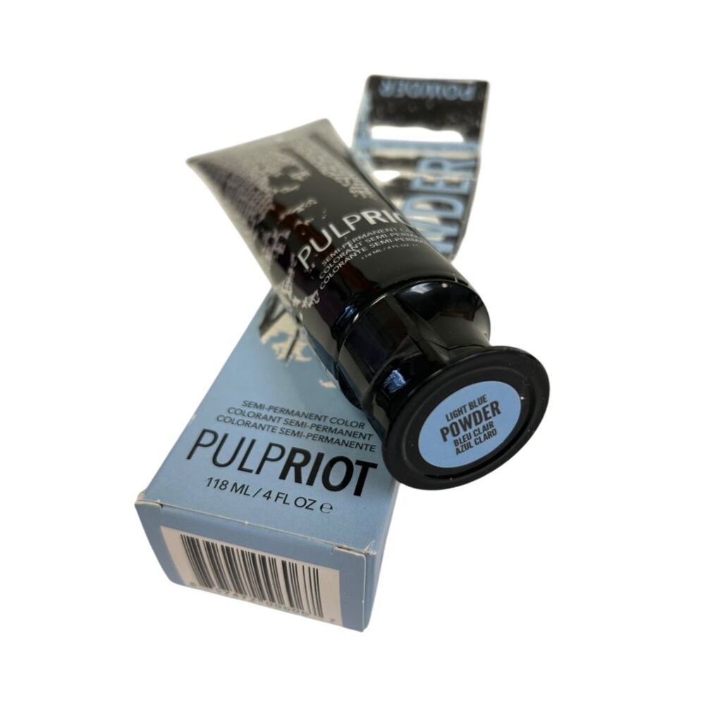 PulpRiot‎ Pulp Riot Semi-Permanent Hair Color Powder Light Blue 4 oz - Picture 8 of 8